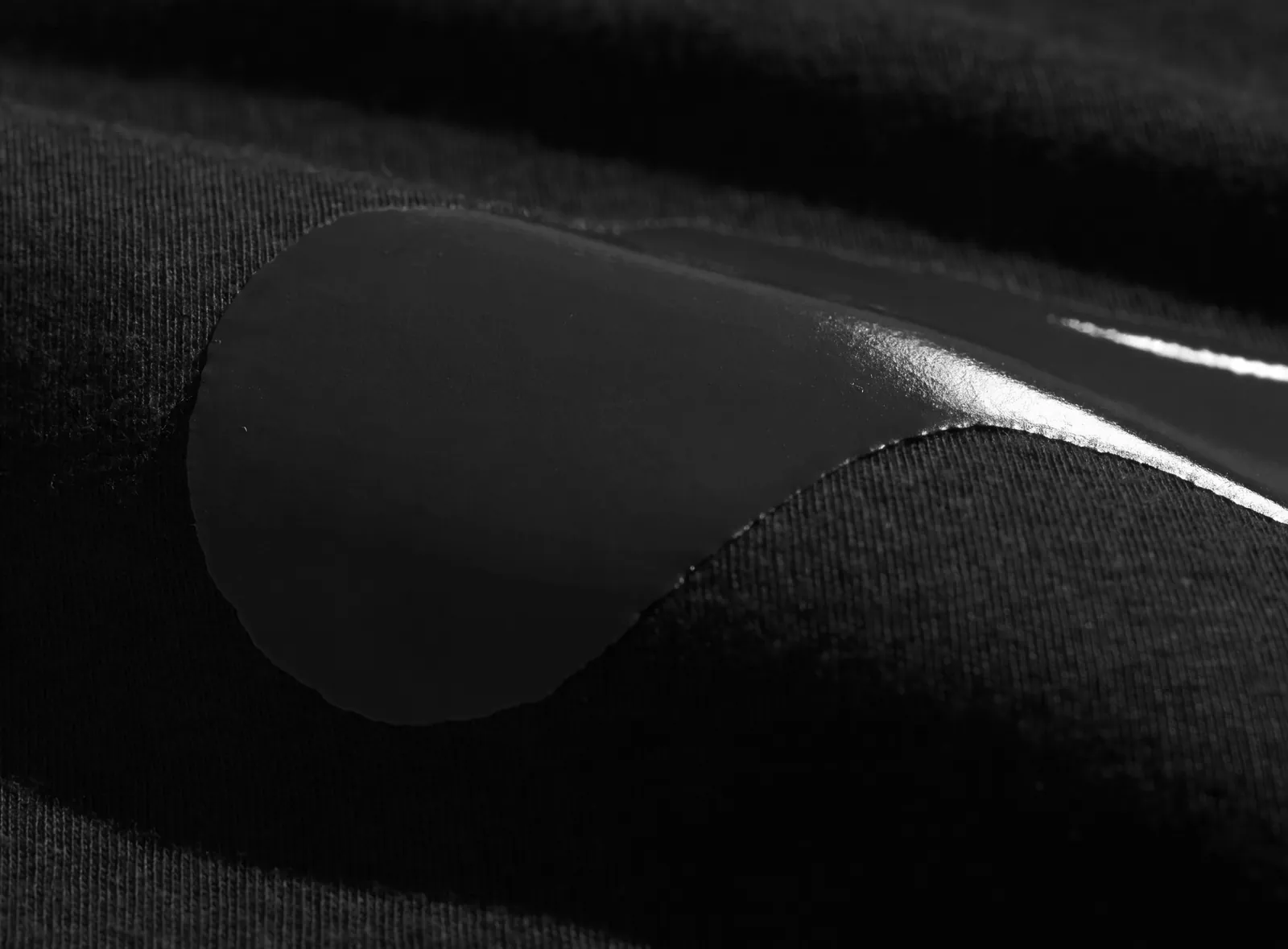 Plastisol ink, macro