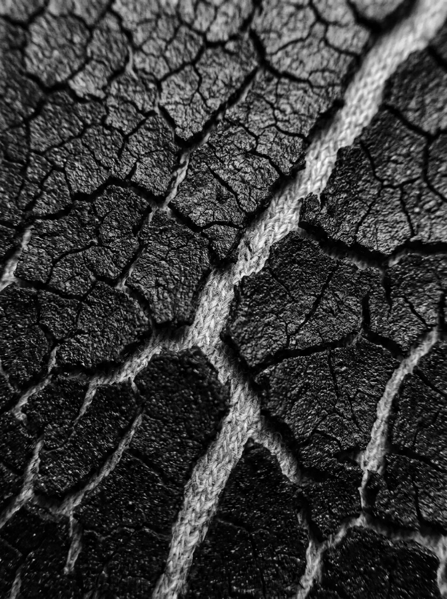 Crackle ink, macro