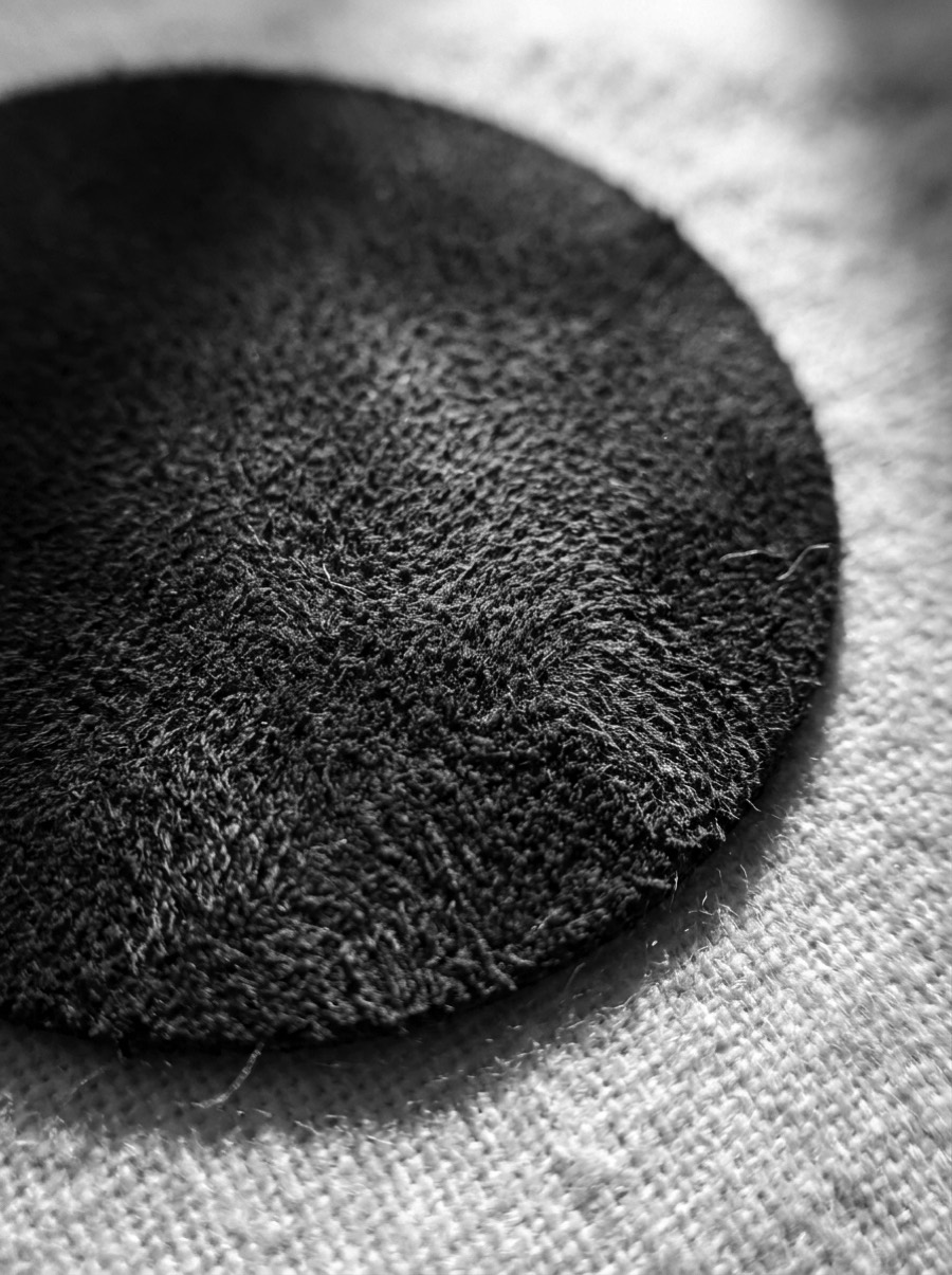Suede ink, macro